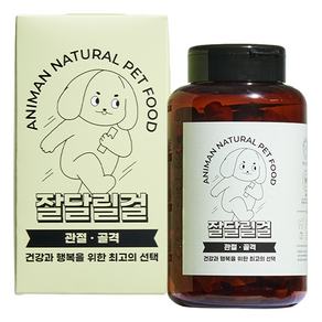 애니먼 강아지 쿠키 영양제 250g, 관절+장건강, 1개