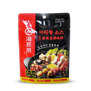 하이디라오 마라탕 소스 집밥, 220g, 4개