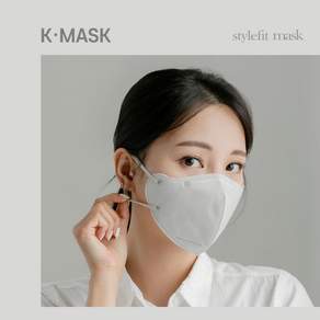 (국산) 여름용 프리미엄 스타일핏 컬러 마스크 100매 귀편한 숨편한 보풀없는, 중형 퓨어 그레이, 20개, 5개입