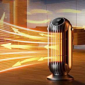 DS 가정용 PTC 저소음 온풍기 과열방지 온도조절 7시간 타이밍 절전형 전기히터, BG-NFJ009