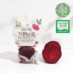간편비트(찐비트) HACCP 인증 자연시간 손질없이 바로먹는 무농약 레드비트, 25개, 130g
