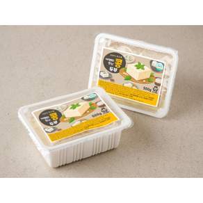 [맛난콩두부] 100%국산콩 옛날손두부 수제두부, 4개, 500g