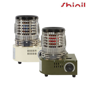 신일 캠핑용 휴대용 부탄 가스 난로 캠핑 낚시 소형 미니 히터 SCG-GA1350, 신일 캠핑 가스히터(카키)