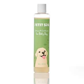 쁘띠스파 어린 강아지 저자극 2in1 애견 샴푸 컨디셔너 반려견 아기 강아지, 1개, 300ml