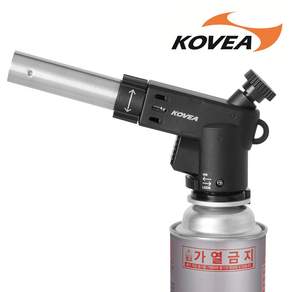 [2025년 신상품] 코베아 블랙쉐프원 가스토치 액화방지 순간점화 캠핑토치 직화토치 요리용 토치, KGT-2403, 1개
