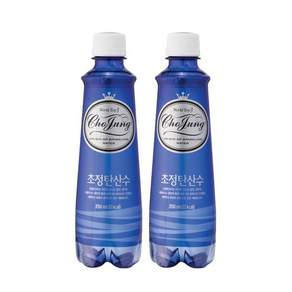 초정탄산수 플레인 페트, 350ml, 24개