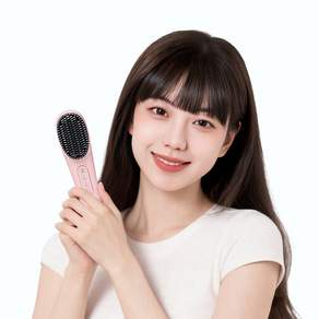 AOX 무선 헤어 스타일러 브러쉬 음이온 빗 고데기 휴대용 모발 손상 없는 매직기