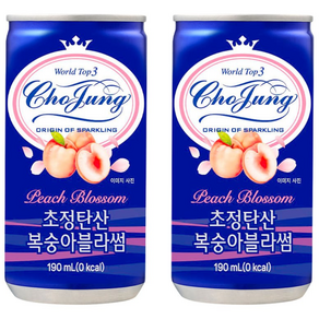 초정탄산 복숭아블라썸, 30개, 190ml