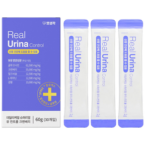 펫생각 강아지 신장 신부전 영양제 관절 요로결석 혈뇨 방광염 비뇨 질환 보조제 크랜베리 귀리, 30회분, 유리너리+결석, 1개