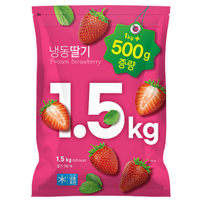 [호재준] 냉동 딸기 1.5kg, 1개