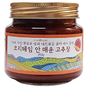 첨가물 ZERO! 당과 나트륨을 줄인 무설탕 안매운 아기 고추장, 250g, 1개