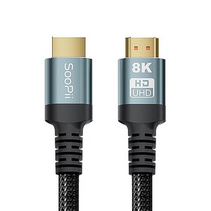 Soopii ULTRA HIGH SPEED HDMI 2.1 인증 케이블 HH80, 2m, 1개