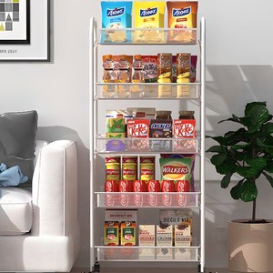 마켓9 팬트리 과자 진열대 5단 화이트, 1개