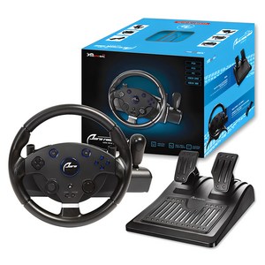 겜맥 아우라 PS4 PC 호환 레이싱 휠, KMP4-111, 1개