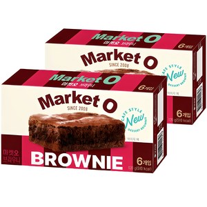 오리온 마켓오 브라우니 6p, 120g, 2개