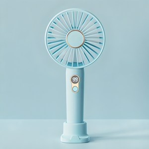 NUNUHANA 미니휴대용핸디 손선풍기F02초경량 핸드탁상겸용G5, 블루