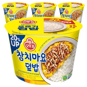 오뚜기 컵밥 참치마요덮밥, 247g, 4개