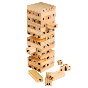 여니팩토리 나무쌓기게임, 혼합 색상, 1개