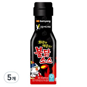 삼양 불닭소스, 200g, 5개