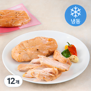 함께하닭 맛있는 스팀 헬스 닭가슴살 그릴맛 (냉동), 100g, 12개