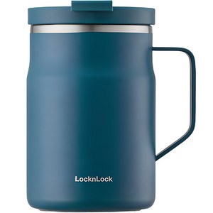 락앤락 메트로 밀폐 머그 텀블러, 피코크 그린, 475ml, 1개