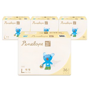 페넬로페 씬씬씬 플러스 밴드기저귀 공용, 4단계, 144매