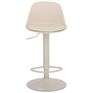 베스트렉 A121 심플 바의자 아일랜드식탁의자 바텐, 베이지_파우더코팅, 1개