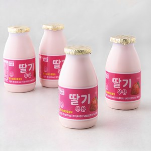 푸르밀 딸기 우유 4개입, 225ml, 4개