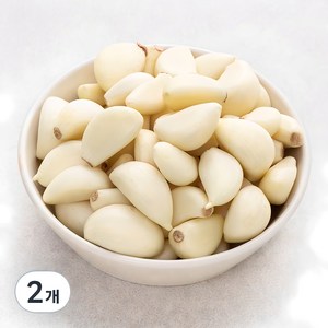 국내산 깐마늘, 200g, 2개