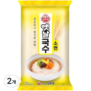 오뚜기옛날 국수 소면, 1.5kg, 2개