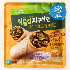 풀무원 식물성 지구식단 라이트 불고기 브리또 3개입 (냉동), 330g, 1개