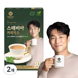 맥널티커피 스테비아 커피믹스, 9.5g, 30개입, 2개