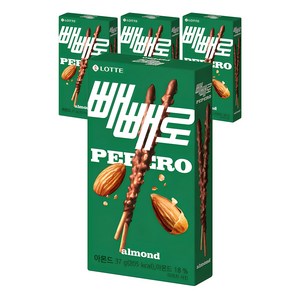 빼빼로 아몬드, 37g, 4개