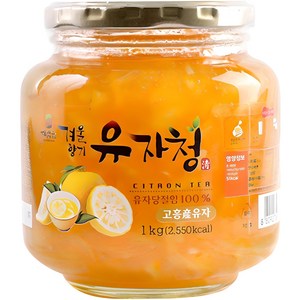 해맑음 겨울향기 유자청, 1kg, 1개입, 1개