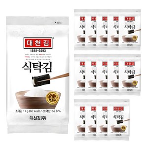 대천김 식탁김, 11g, 15개