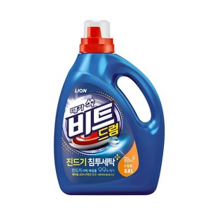 비트 드럼전용 액상세제 본품, 3L, 1개