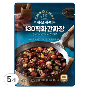 차오차이 130 직화 간짜장, 180g, 5개