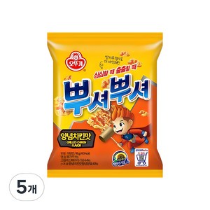 오뚜기 뿌셔뿌셔 양념치킨맛, 90g, 5개