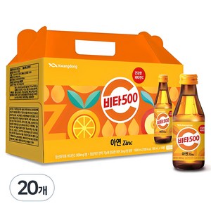 광동 비타500 아연, 180ml, 20개