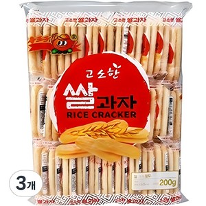 고소한 쌀과자, 200g, 3개