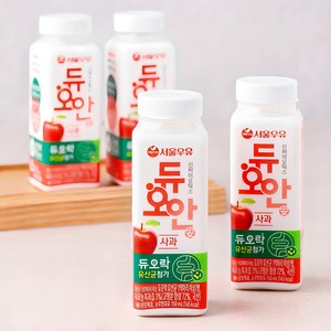 서울우유 듀오안 사과 요구르트, 150ml, 4개