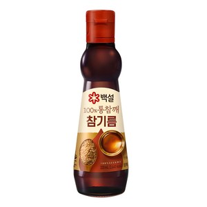 백설 100% 통참깨 참기름, 320ml, 1개