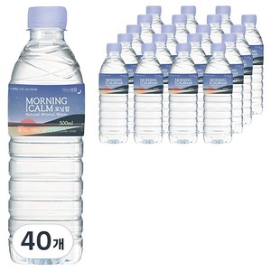 모닝캄 생수, 500ml, 40개