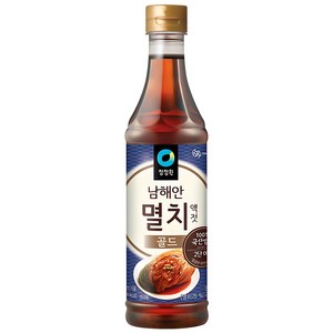 청정원 남해안 멸치액젓 골드, 1kg, 1개