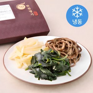 녹선 기본 나물 반찬 맛고사리나물 100g+ 맛도라지나물 100g+ 맛취나물 80g 3종 세트(냉동), 1세트