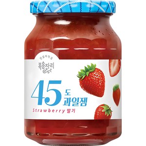 복음자리 45도 과일잼 딸기, 350g, 1개