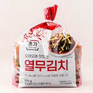 종가 오래오래 맛있는 열무김치, 900g, 1개