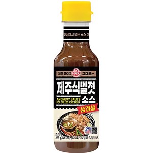 오뚜기 삼겹살 제주식 멜젓소스, 325g, 1개