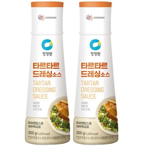 청정원 타르타르 드레싱 소스, 300g, 2개