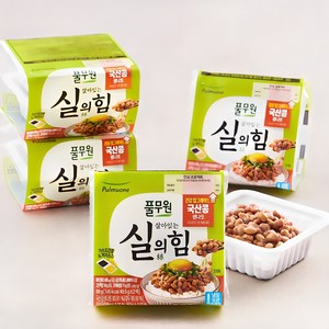 풀무원 국내산 콩 생나또, 49.5g, 8개